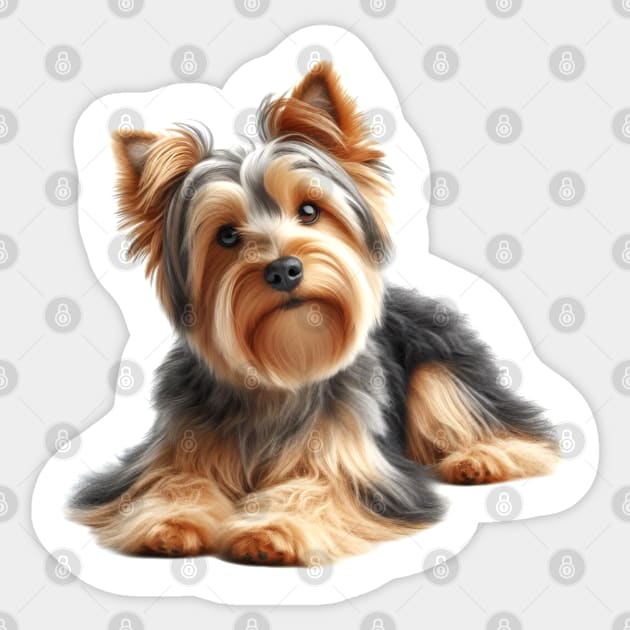 Australian Terrier Sticker by millersye